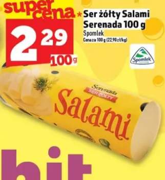 Ser żółty Salami Serenada 100g