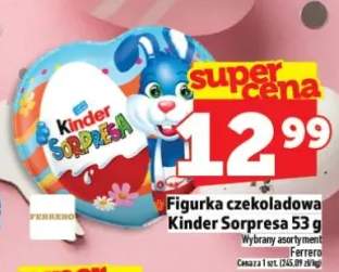 Figurka czekoladowa Kinder Sorpresa