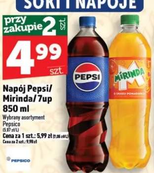 Napój Pepsi/Mirinda/7up