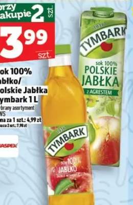 Sok 100% jabłko/Polskie Jabłka Tymbark