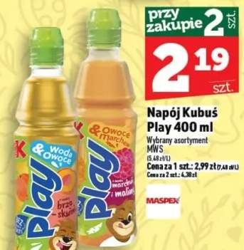 Napój Kubuś Play 400ml
