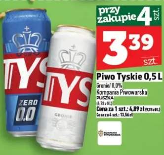 Piwo Tyskie 0,5l