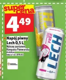 Napój piwny Lech 0,5l