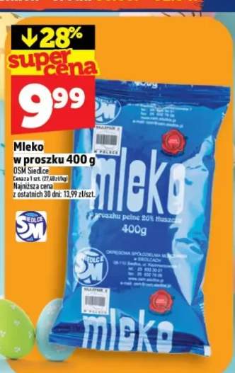 Mleko w proszku 400g