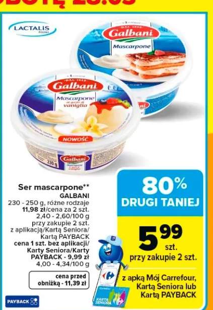 Ser mascarpone