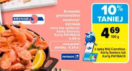 Krewetki grenlandzkie mrożone