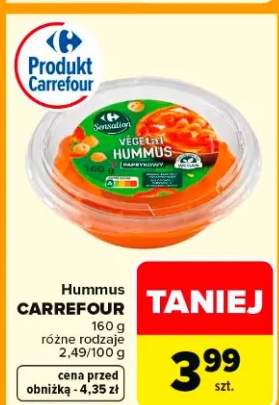 Hummus paprykowy różne rodzaje