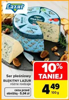 Ser pleśniowy Błękitny różne rodzaje