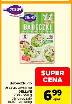 Babeczki do przygotowania pistacjowe z czekoladą