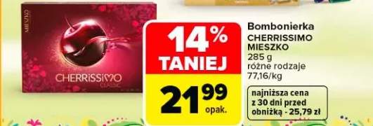 Bombonierka Cherrissimo mieszko różne rodzaje