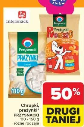 Chrupki, prażynki różne rodzaje