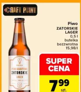 Piwo lager butelka bezzwrotna