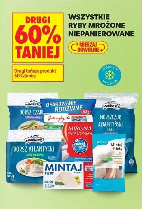 Dorsz atlantycki filety bez skóry