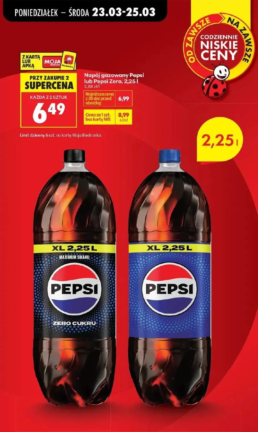 Napój gazowany Pepsi Zero