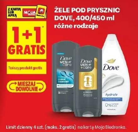 Żele pod prysznic Dove różne rodzaje