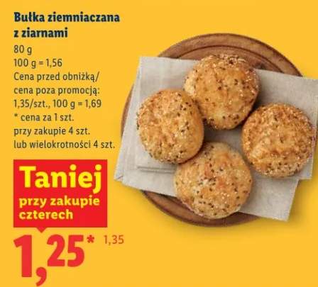 Bułka ziemniaczana z ziarnami