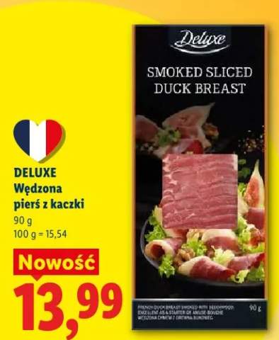 Wędzona pierś z kaczki