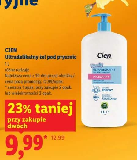 Ultradelikatny żel pod prysznic