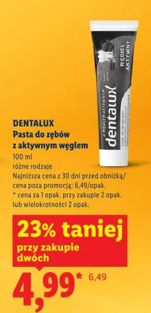 Pasta do zębów z aktywnym węglem