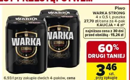 Piwo strong 4x0,5l puszka