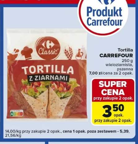 Tortilla z ziarnami