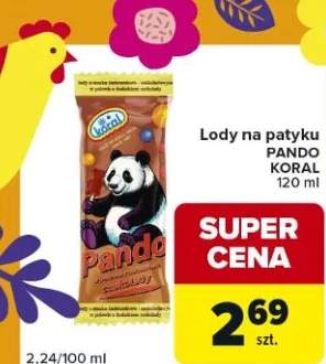 Lody na patyku Pando, Koral