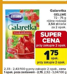 Galaretka Gellwe truskawkowy