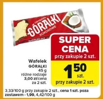 Wafelek kokosowy różne rodzaje