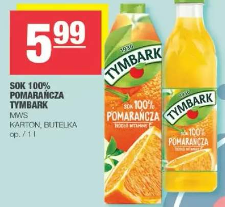 Sok 100% pomarańcza