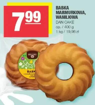 Babka marmurowa, waniliowa