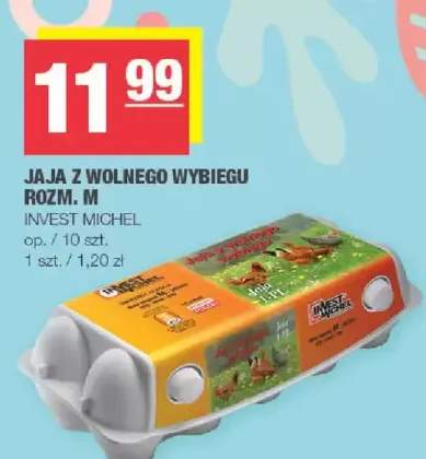 Jaja z wolnego wybiegu rozm. M