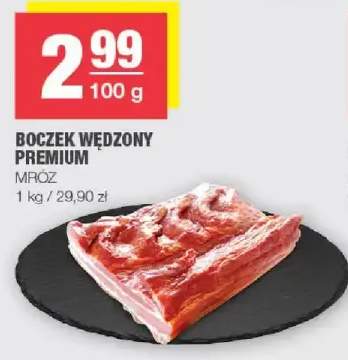 Boczek wędzony premium