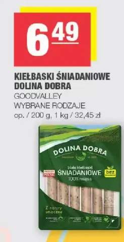 Kiełbaski śniadaniowe dolina dobra