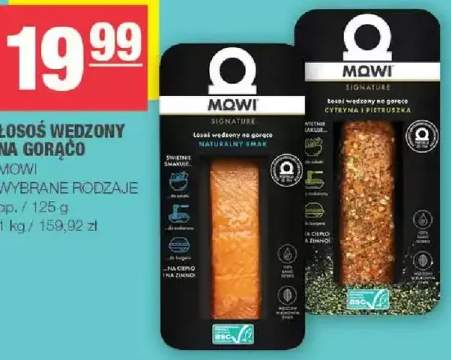 Łosoś wędzony na gorąco