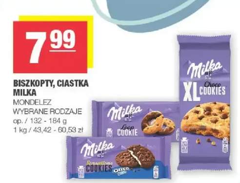 Biszkopty, ciastka Milka