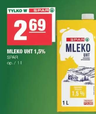 Mleko UHT 1,5%