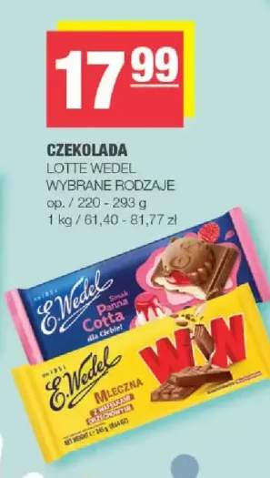 Czekolada Lotte Wedel