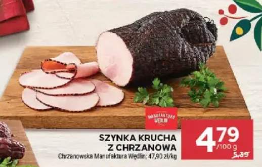 Szynka krucha z chrzanowa