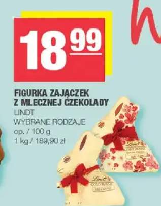 Figurka zajączek z mlecznej czekolady wybrane rodzaje