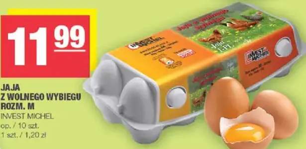 Jaja z wolnego wybiegu rozm. M