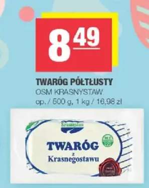 Twaróg półtłusty OSM krasnęgosławy