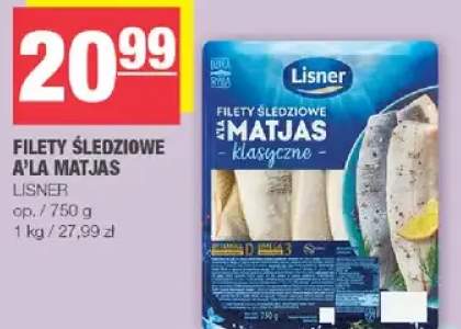 Filety śledziowe a'la matjas klasyczne