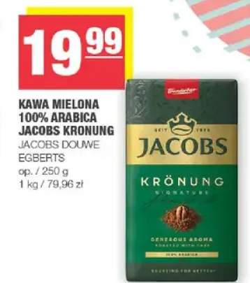 Kawa mielona 100% arabica Jacobs Kronung