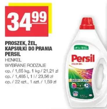 Proszek, żel, kapsułki do prania wybrane rodzaje