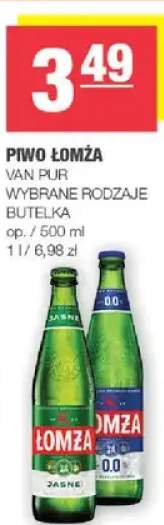 Piwo Łomża wybrane rodzaje butelka