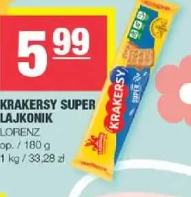 Krakersy super lajkonik