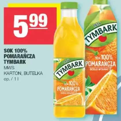 Sok 100% pomarańcza