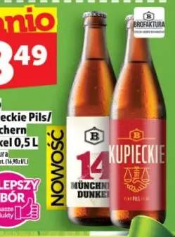 Piwo Kupieckie Pils/Munchern Dunkel 0,5l