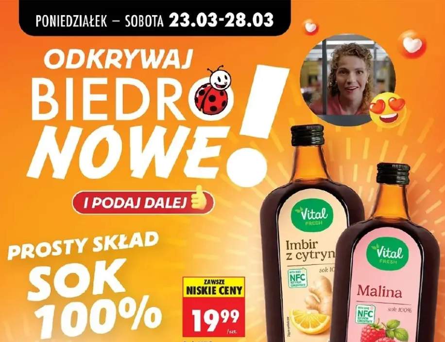 Sok NFC imbir z cytryną