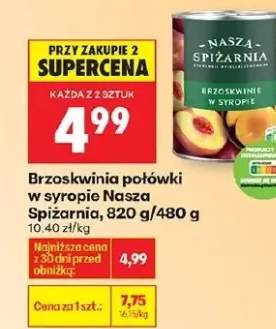 Brzoskwinie w syropie